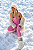 Top Fitness Seamless Urban Canelado Barbie - Imagem 3