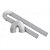 Tubo Ar Condicionado Portátil 80mm x 3m Secadora Polywest - Imagem 2
