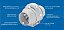 Exaustor Ventisol In-Line Turbo 127V EXL15001 150mm 65W Axial - Imagem 9