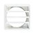 Grade Veneziana Autofechante 150MM Branca Ventisol Exaustor - Imagem 3