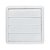 Grade Veneziana Autofechante 150MM Branca Ventisol Exaustor - Imagem 1