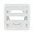 Grade Veneziana Autofechante 100MM Branca Ventisol Exaustor - Imagem 2