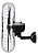 Ventilador Oscilante Parede 60CM Bivolt Preto 127V - 220V Ventisol Premium - Imagem 3