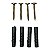 Kit Fixação Exaustor Parafusos e Buchas 6mm 8 peças - Imagem 1