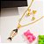 Conjunto Infantil Peixinho preto banhado a ouro CJI 00029 - Imagem 1