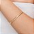 Bracelete de zircônia dourado PL00005 - Imagem 2