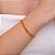 Pulseira baguete laranja dourado PL00006 - Imagem 2