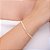 Pulseira baguete cristal dourado PL00006 - Imagem 2