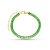 Pulseira baguete esmeralda  dourado PL00006 - Imagem 1