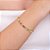 Pulseira baguete candy dourada PL00006 - Imagem 2