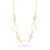 Choker pérola com coração vazado dourado CL00016 - Imagem 1