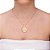 Colar arvore da vida strass em banho de ouro CL 00024 - Imagem 2