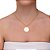Choker corrente com pingente pai nosso em banho de ouro CL 00033 - Imagem 2