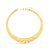 Choker Maxi mola folheado a ouro - Imagem 2