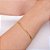 Pulseira grumet folheada a ouro - Imagem 1
