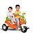 Triciclo Moto Duo Calesita - Imagem 1