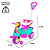 Triciclo Avespa Pink Maral - Imagem 3