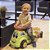 Carro Baby Ride Com Trailler Colorido Maral - Imagem 3