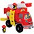 Caminhão Bombeiro Grande Com Som Mercotoys - Imagem 1
