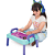 Mesinha Desenho/ Multiuso Rosa Mercotoys - Imagem 2