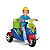 Triciclo Pedal e Passeio Moto Uno Azul Calesita - Imagem 4