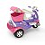 Triciclo Pedal e Passeio Moto Uno Rosa Calesita - Imagem 5