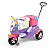 Triciclo Pedal e Passeio Moto Uno Rosa Calesita - Imagem 1