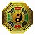 Baguá Feng Shui Dourado G 19cm - Yin Yang - Imagem 1