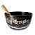 Tigela Tibetana Mantras Sino e Canto Alto T5 21cm - Marrom - Imagem 1