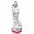 Estátua Kuan Yin na Flor de Lótus G 37cm - Branco Pérola - Imagem 1