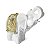 Elefante da Sorte com Strass 7,5cm - Branco - Imagem 1