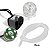 Kit para Fonte de Água Bola De Vidro Com Suporte + Bomba Bivolt Com Led e Mangueira - Imagem 1