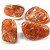 Pedra Rolada Calcita Laranja - Pacote com 250g - Imagem 1