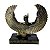 Estátua Ísis Alada Asas Abertas 14cm - Preto com Dourado - Imagem 3