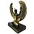 Estátua Ísis Alada Asas Abertas 14cm - Preto com Dourado - Imagem 2