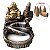 Incensário Cascata Buda Chinês Sorridente 12cm + Brinde - Imagem 1