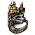 Incensário Cascata Buda Chinês Sorridente 12cm + Brinde - Imagem 3