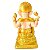Estátua Deus Ganesha Dourado 12cm - Imagem 3