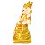 Estátua Deus Ganesha Dourado 12cm - Imagem 2