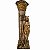Deusa Bastet no Pedestal 27cm - Dourado - Imagem 1