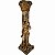 Deusa Bastet no Pedestal 27cm - Dourado - Imagem 2