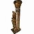 Deusa Bastet no Pedestal 27cm - Dourado - Imagem 3
