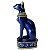Estátua Gato Bastet 9,5cm - Azul - Imagem 2