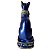 Estátua Gato Bastet 9,5cm - Azul - Imagem 3