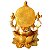 Estátua Deus Ganesha na Flor de Lótus 20cm - Imagem 4