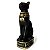 Estátua Gato Bastet 9,5cm - Preto - Imagem 1