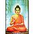 Quadro Buda Sidarta Gautama Meditando de Parede 29cm - Imagem 1