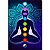 Quadro 7 Chakras com Yin Yang de Parede 29cm - Imagem 1