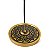 Incensário Redondo Dourado 9cm - Mandala - Imagem 1