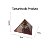 Orgonite Pirâmide da Energia Yin, Despertar do Sagrado Feminino 4,5 cm - Granada e Cristal - Imagem 3